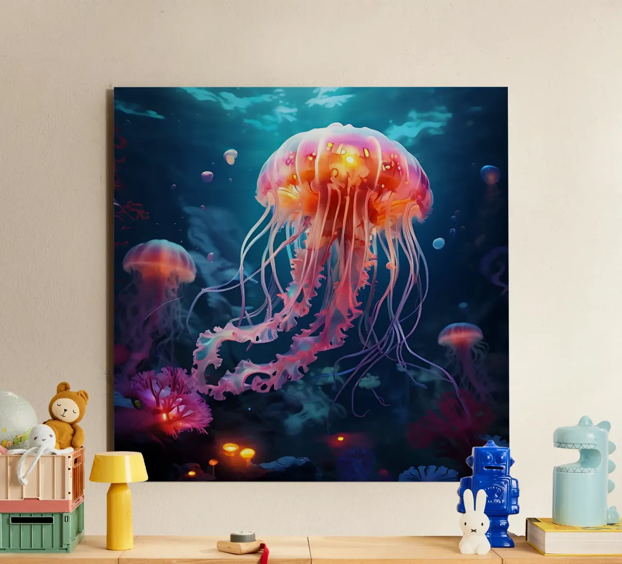 Qualle_Stil_J_1 alu-dibond by Tierisch bunt by LK