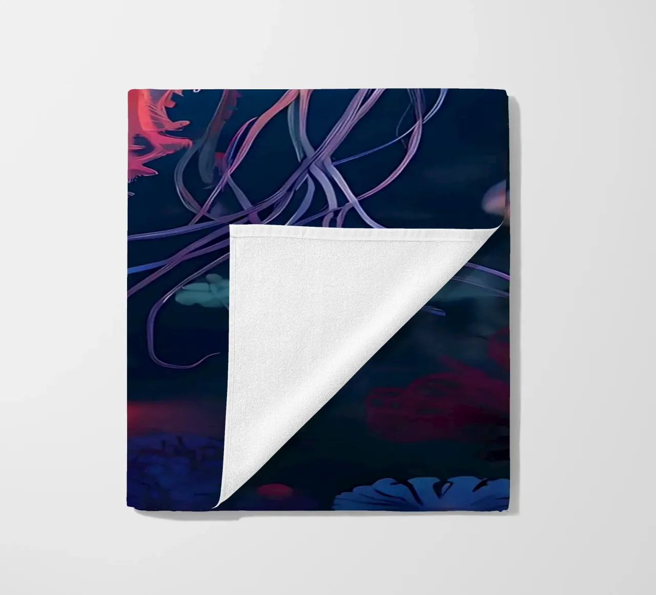 Qualle_Stil_J_1 beach towel by Tierisch bunt by LK