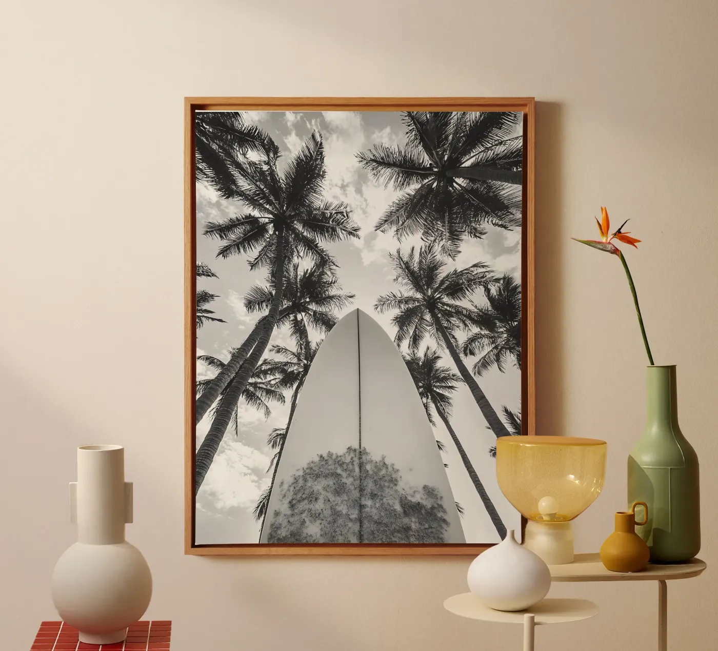 Surf! canvas van Mononoir