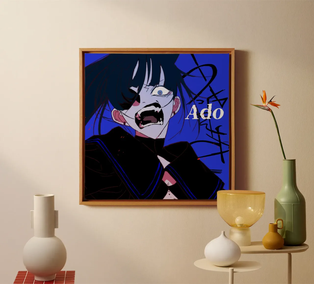 Ado Useewa tela con Cornice a cassetta da ManondeShop