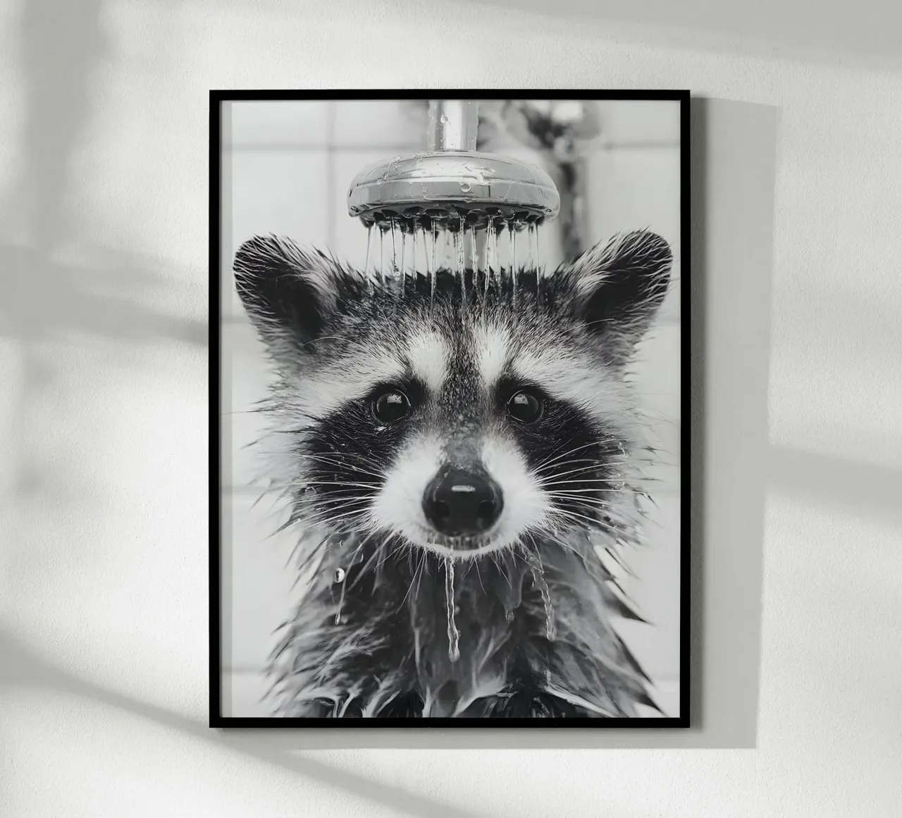 Shower Racoon poster da Mononoir