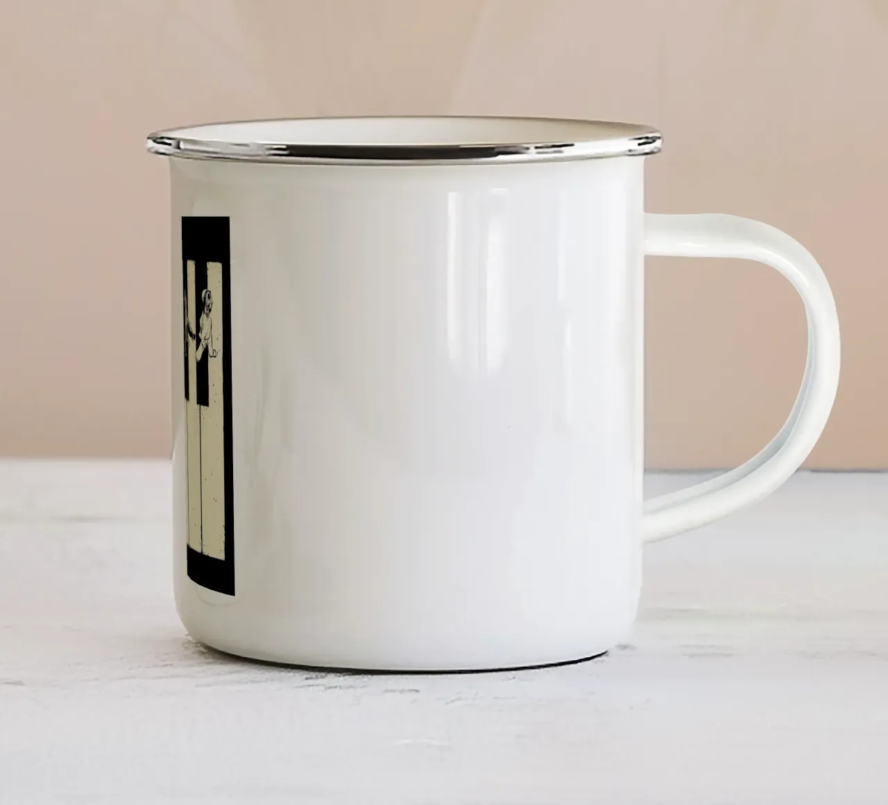 Piano Keys the beatles band music Kunst Emaille Tasse von music soul