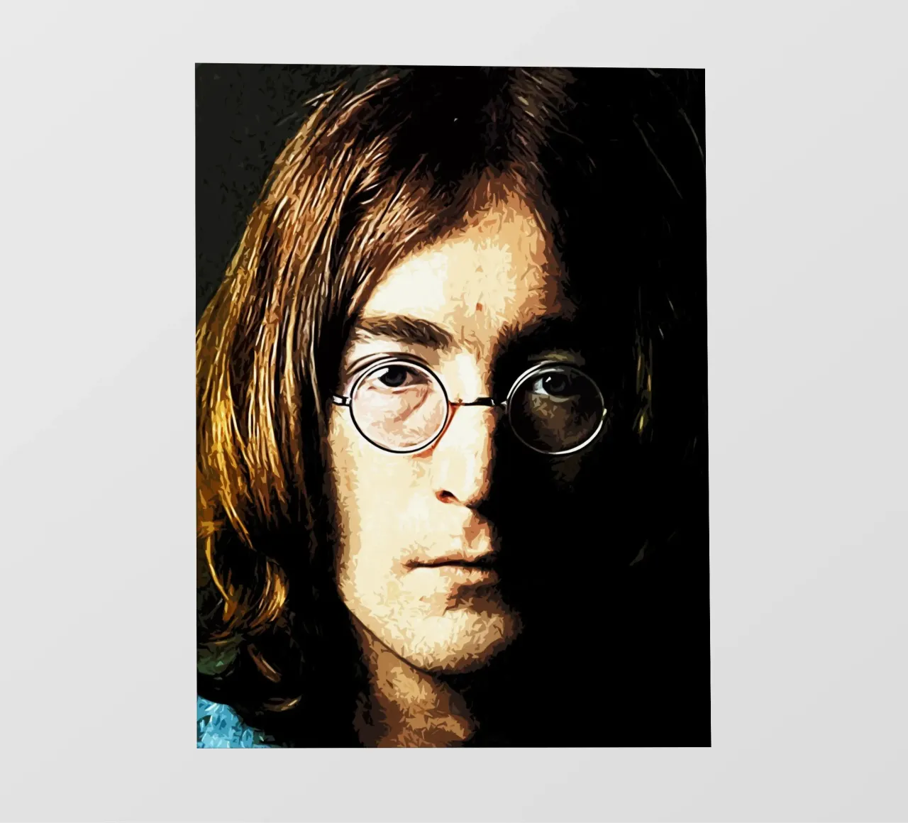 Arte di John Lennon pellicola backlit da music soul