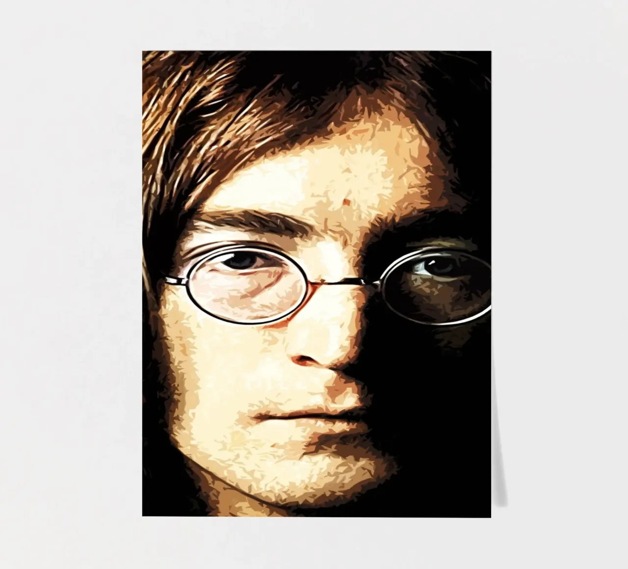 John Lennon Art sticker sheet by music soul