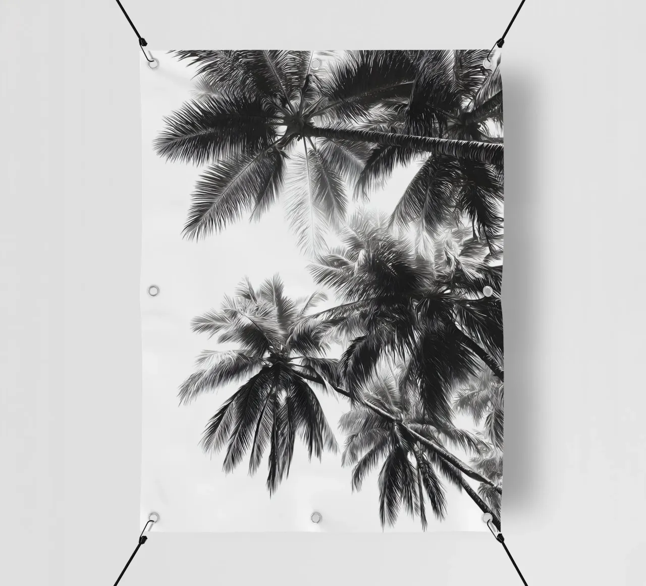 The Palm Trees telo in pvc da Mononoir