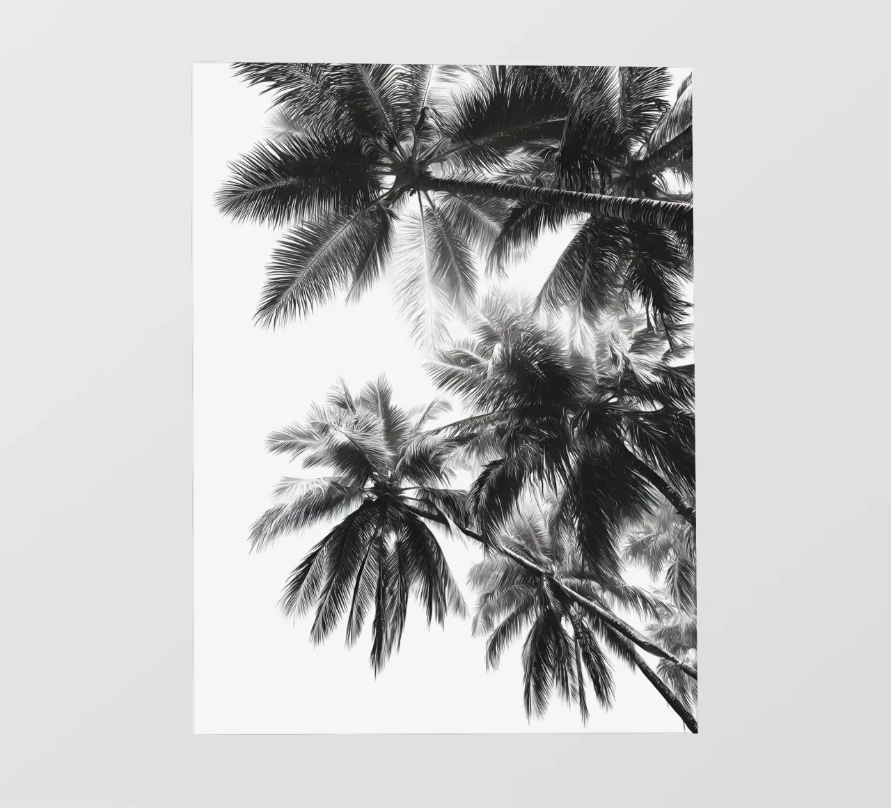 The Palm Trees telo in pvc da Mononoir