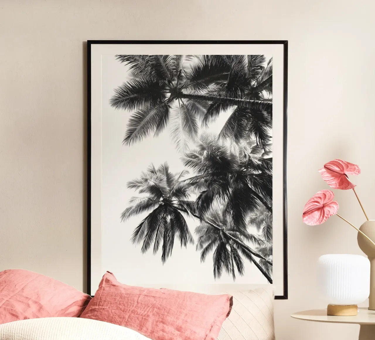 The Palm Trees carta hahnemühle da Mononoir