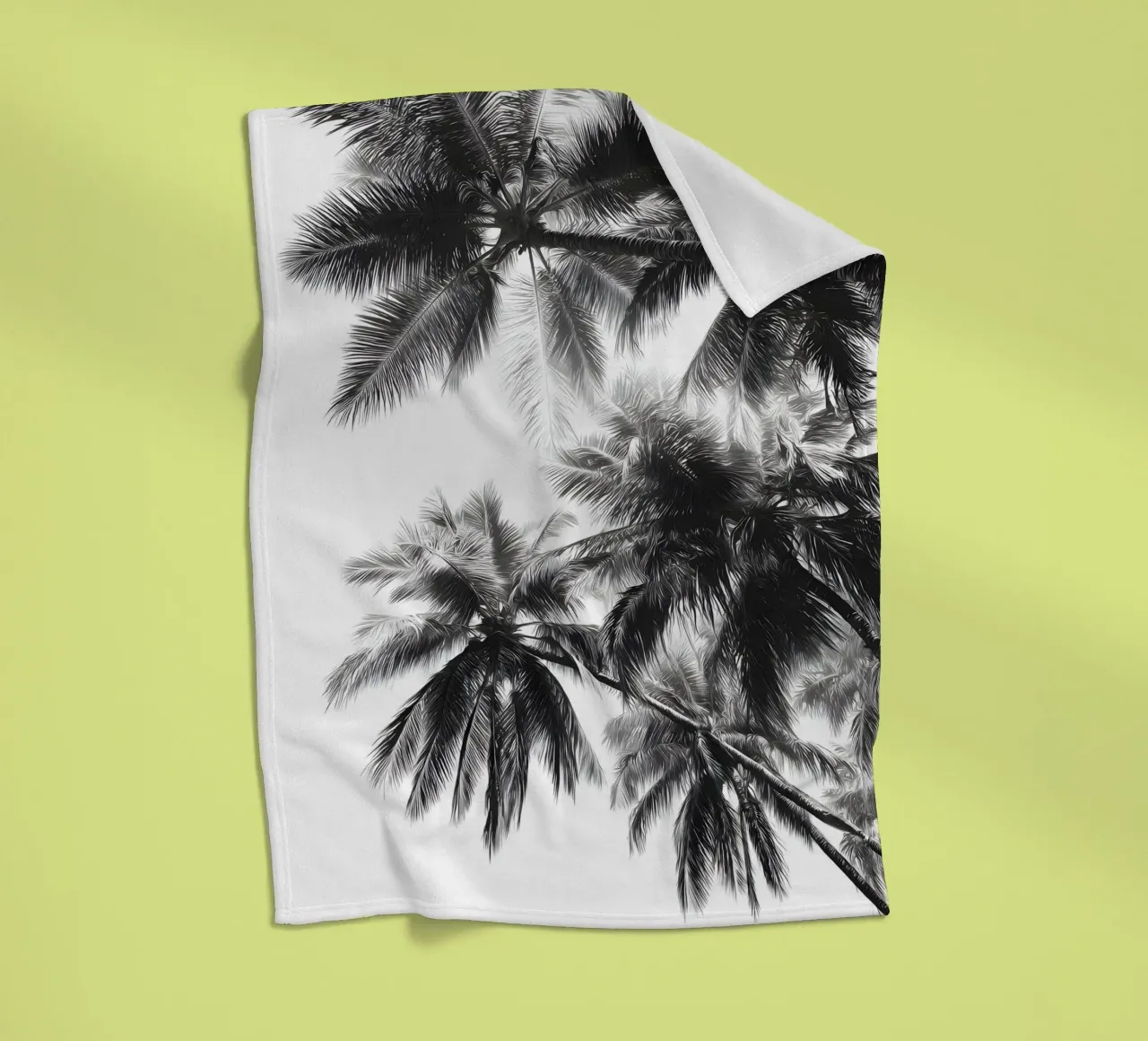 The Palm Trees coperta in pile da Mononoir