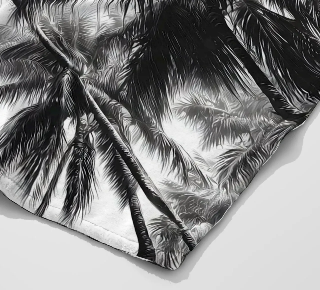 The Palm Trees coperta in pile da Mononoir