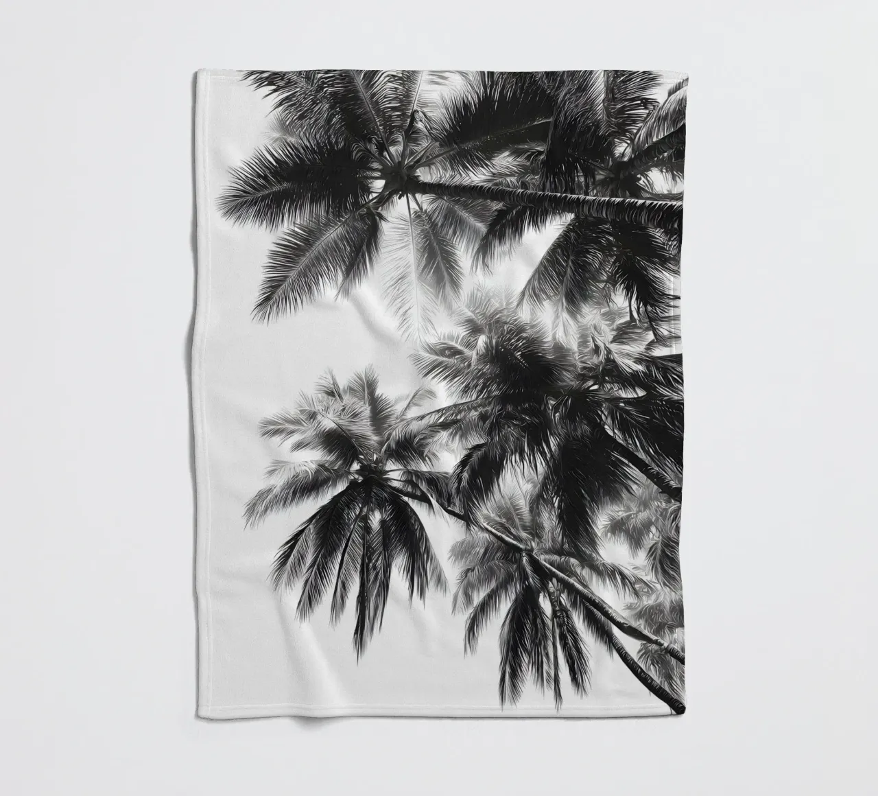 The Palm Trees coperta in pile da Mononoir