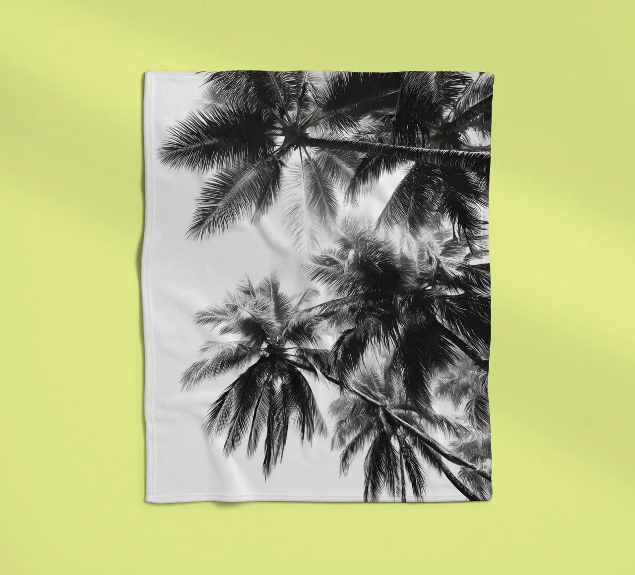 The Palm Trees coperta in pile da Mononoir