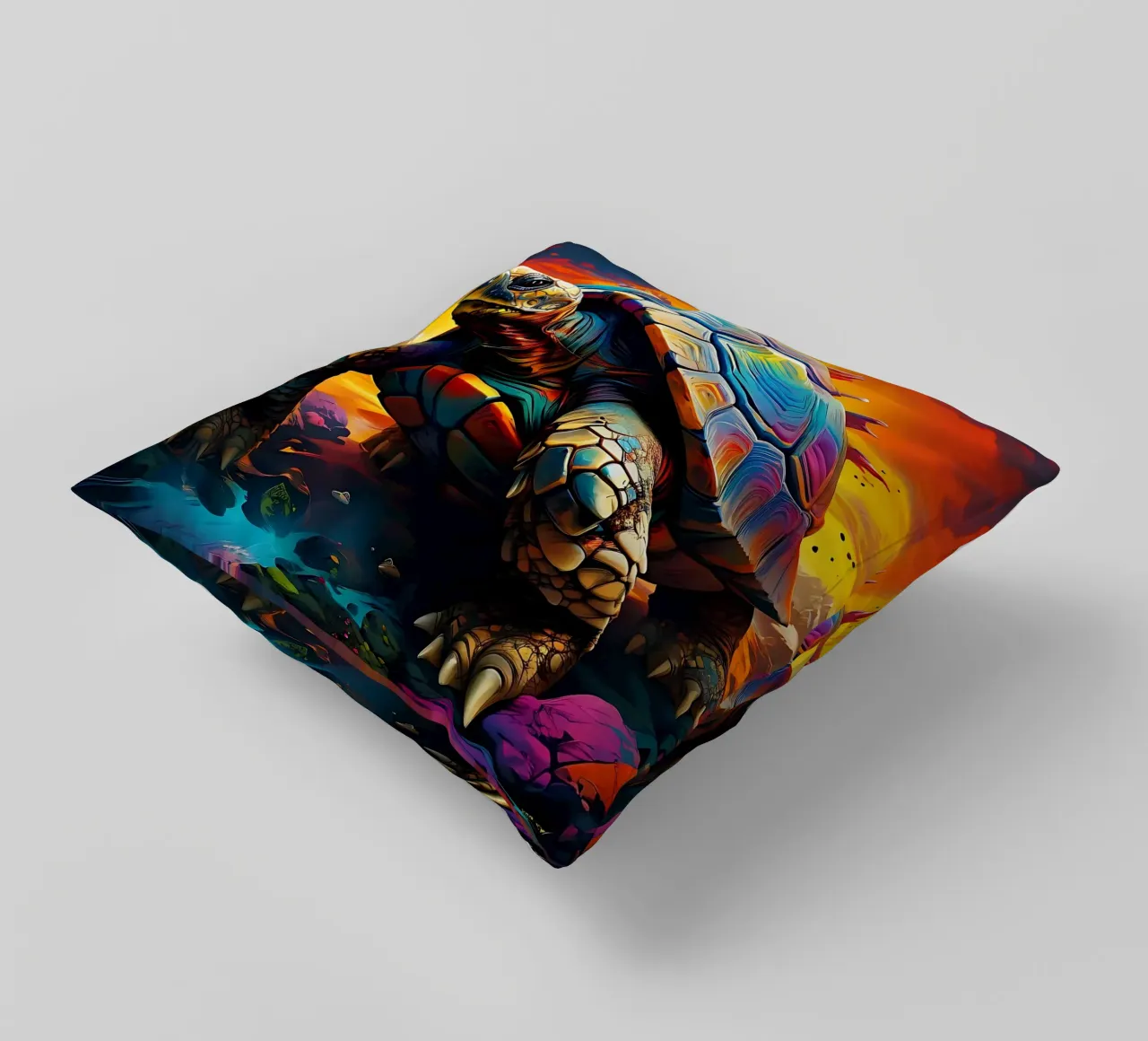 Stile_tartaruga_J_1 cuscino da Tierisch bunt by LK