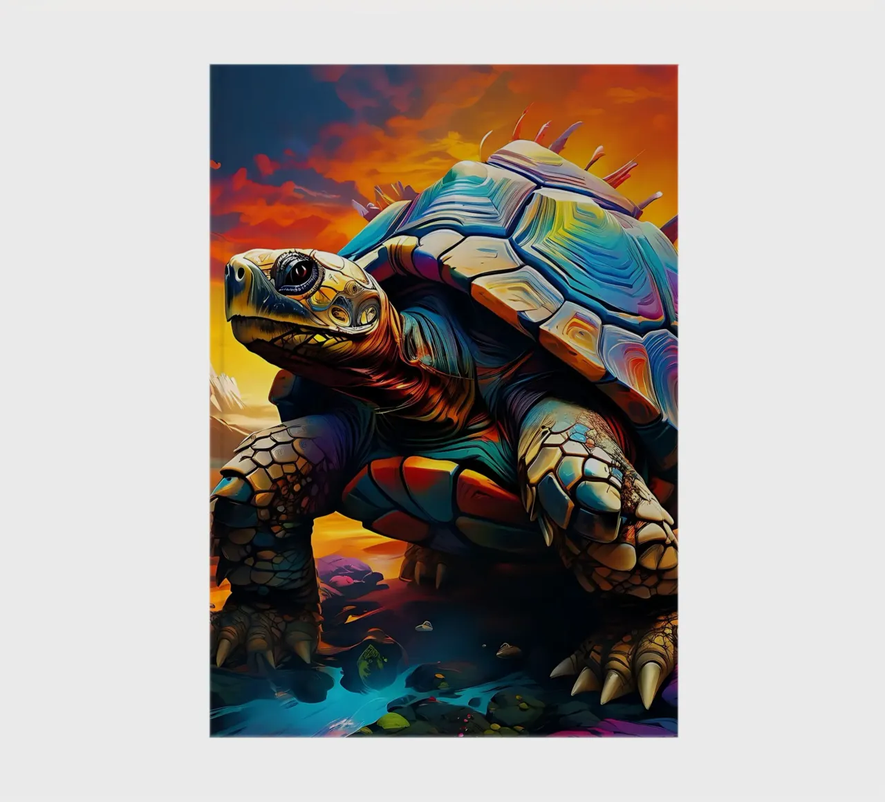 Turtle_style_J_1 notebook by Tierisch bunt by LK