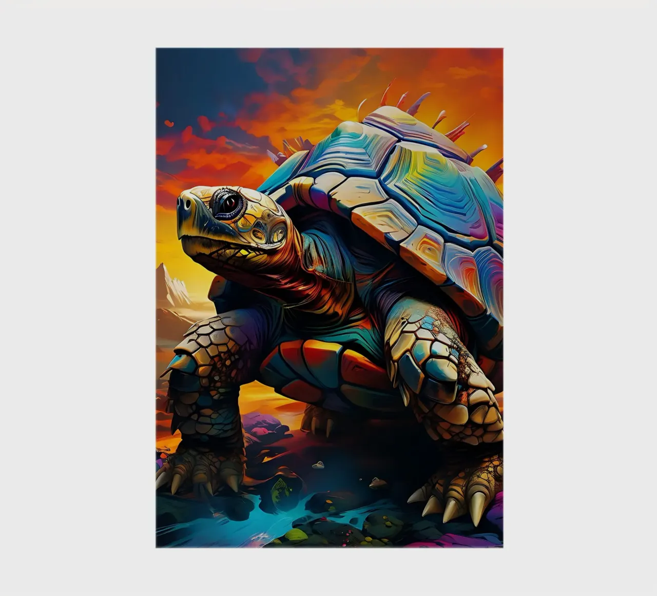 Turtle_style_J_1 notebook by Tierisch bunt by LK