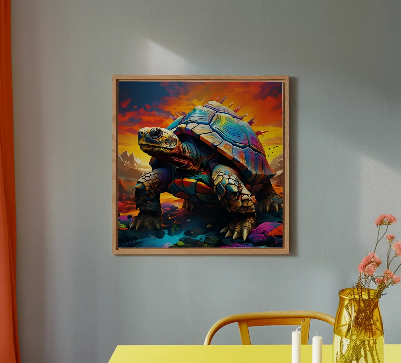Turtle_style_J_1 alu-dibond by Tierisch bunt by LK