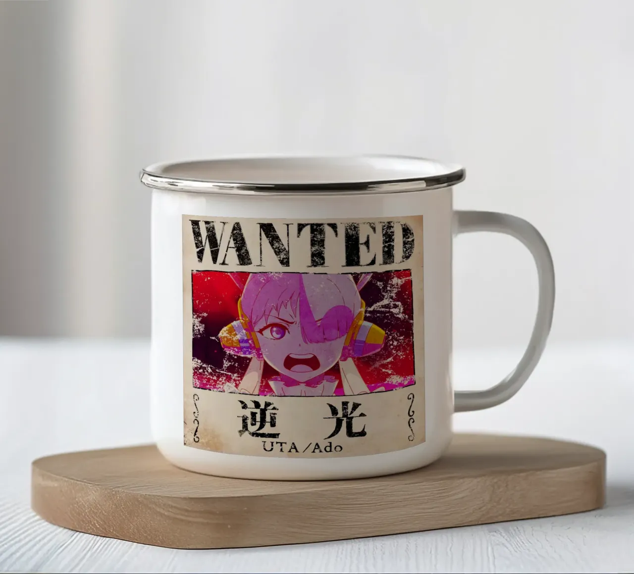 Ado Uta Cercasi tazza in smalto da ManondeShop