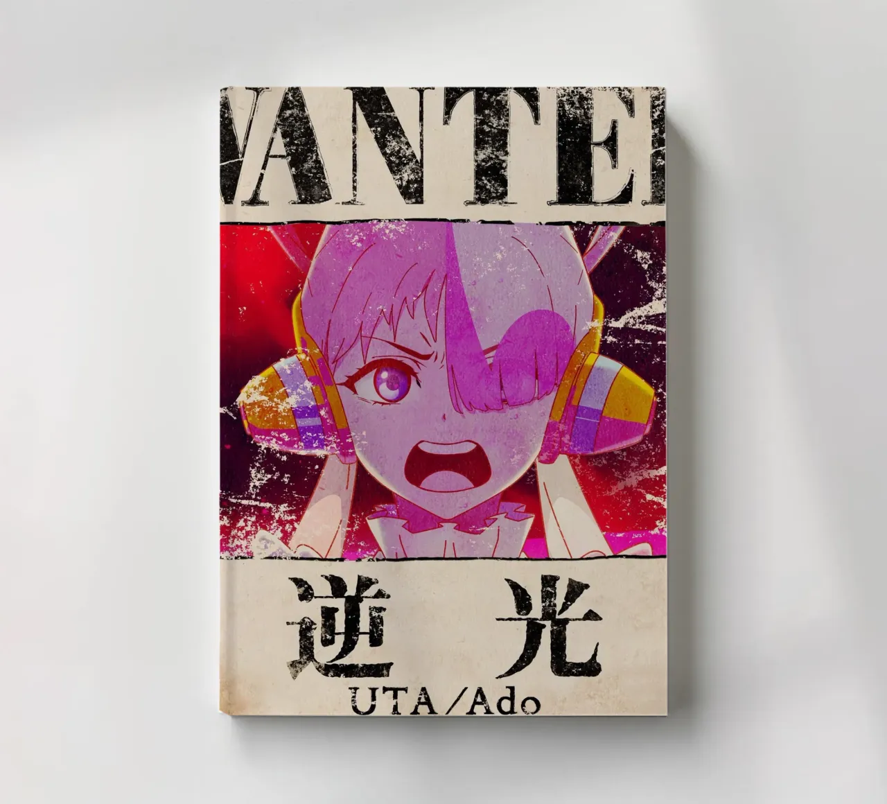 Ado Uta Wanted notebook by ManondeShop