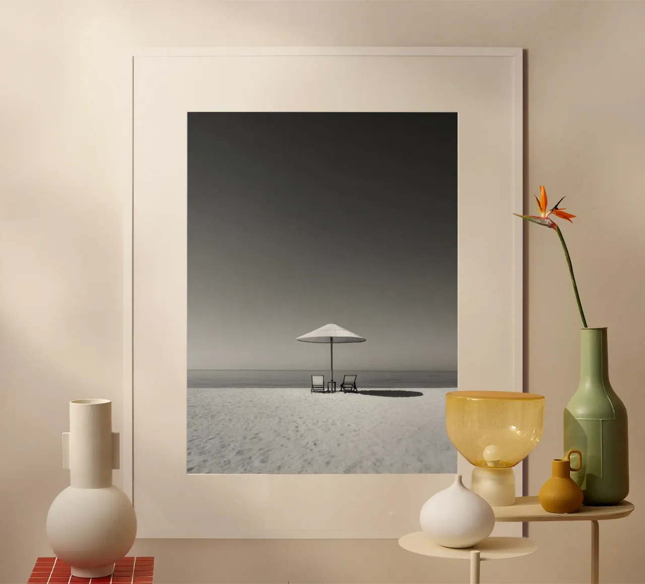 Mediterranean Beach poster da Mononoir