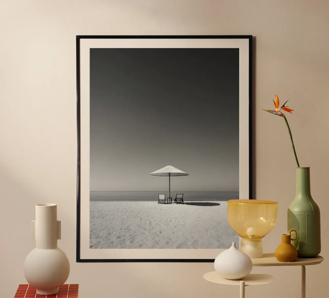 Mediterranean Beach poster da Mononoir