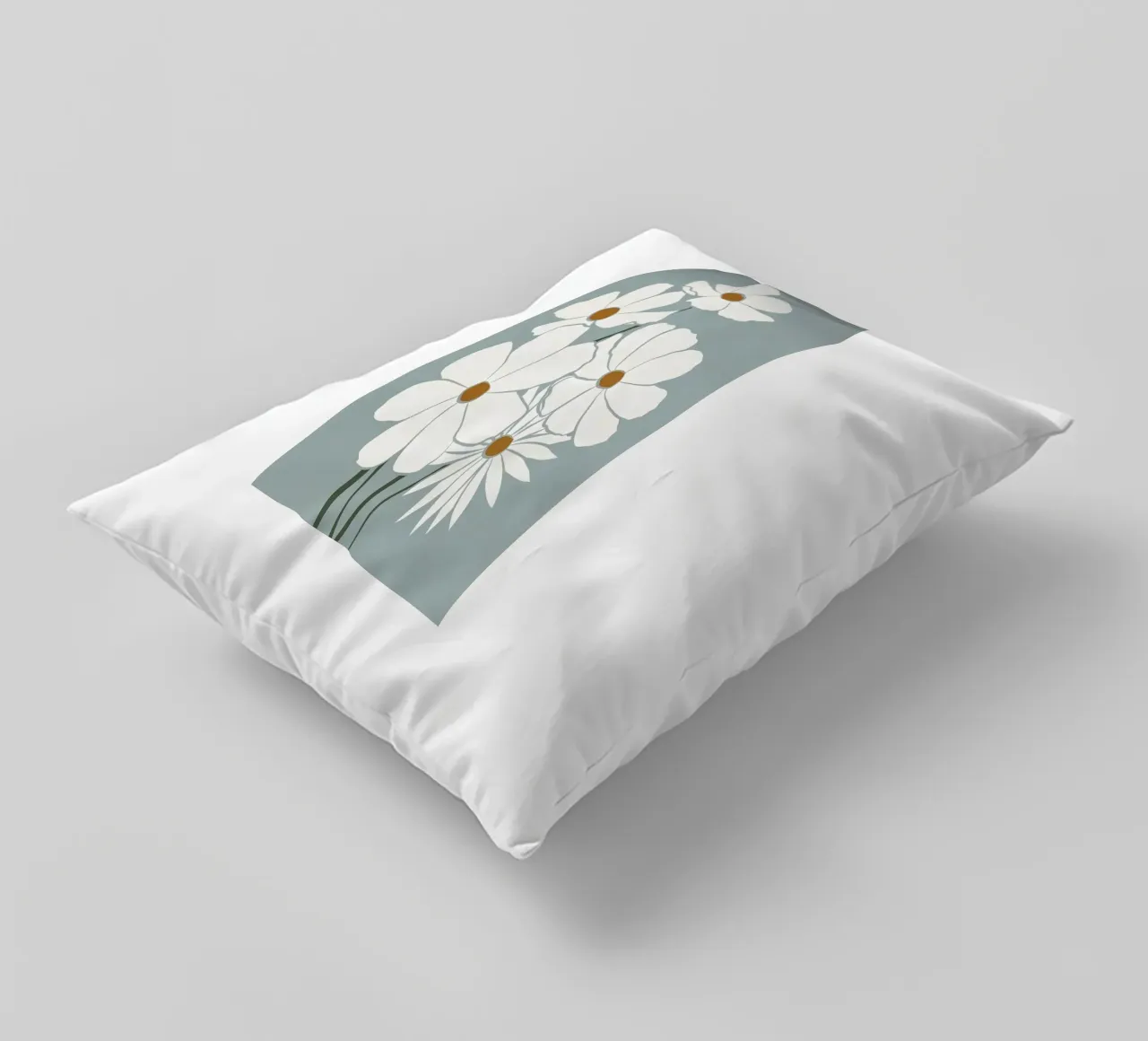 Fiori bianchi cuscino da Larry