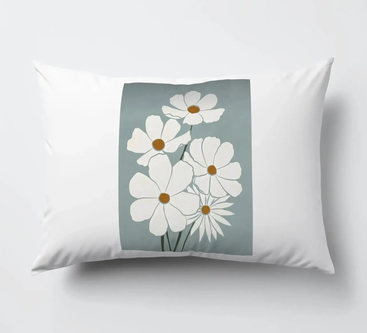 Fiori bianchi cuscino da Larry