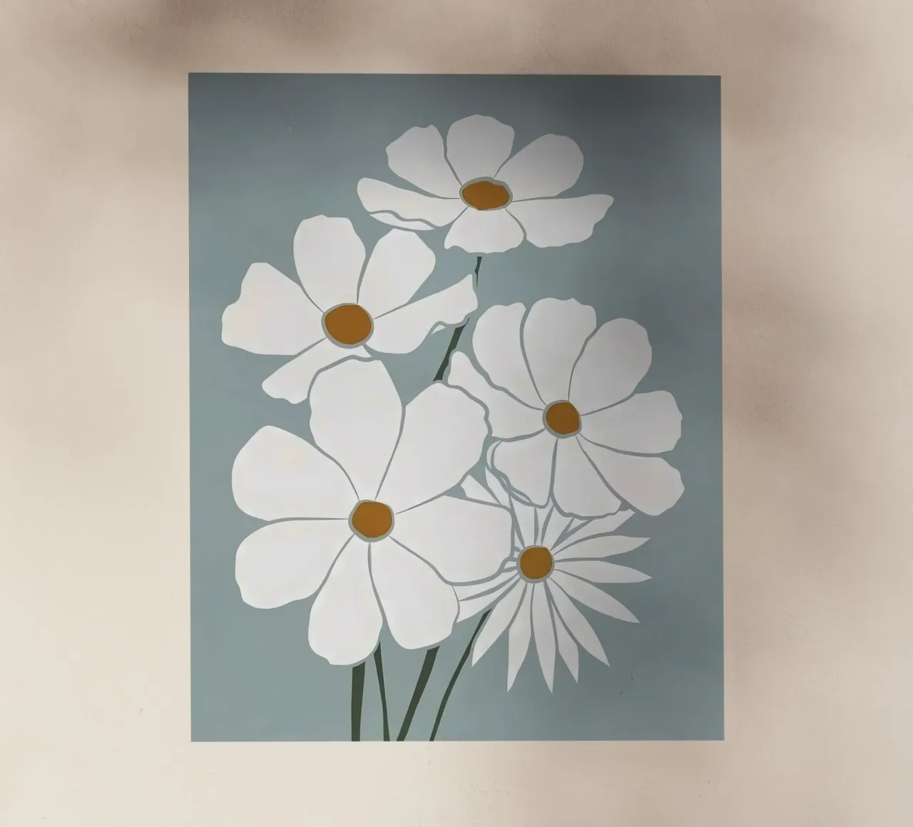 Fiori bianchi pellicola backlit da Larry