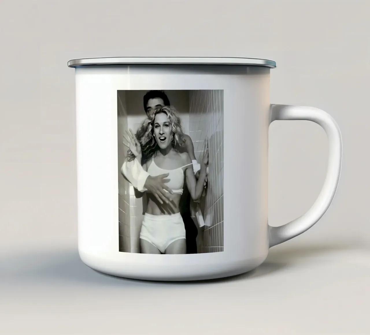 Oh mio Dio tazza in smalto da Martin studio