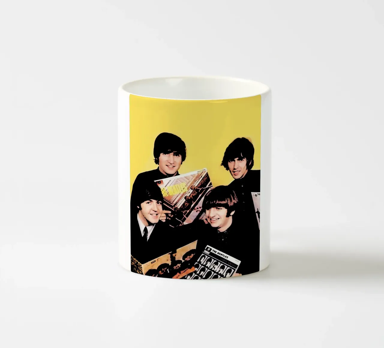 Beatles music band 9 Art ceramic mug by music soul