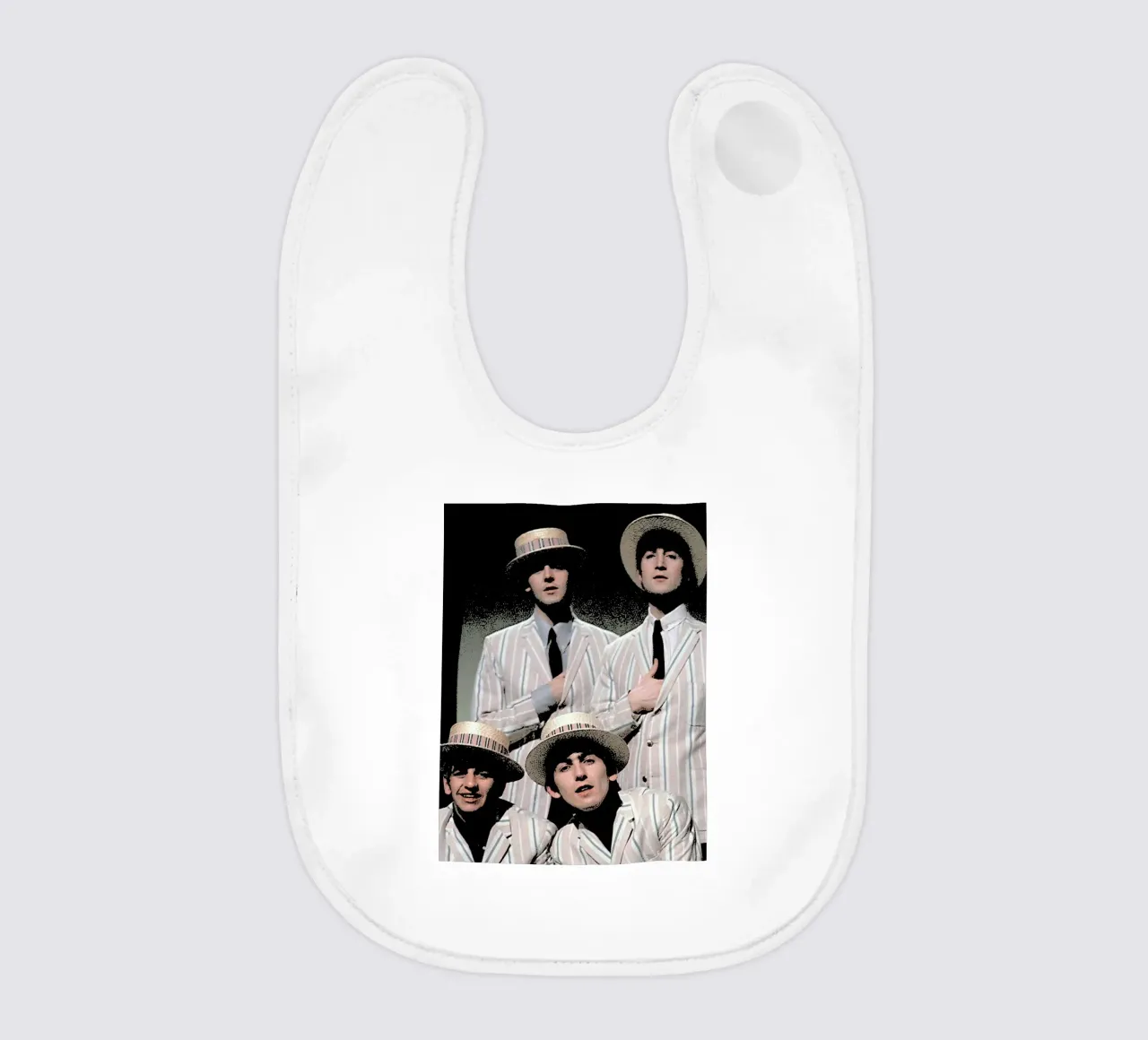 Beatles Musikband 5 Kunst Babylätzchen von music soul