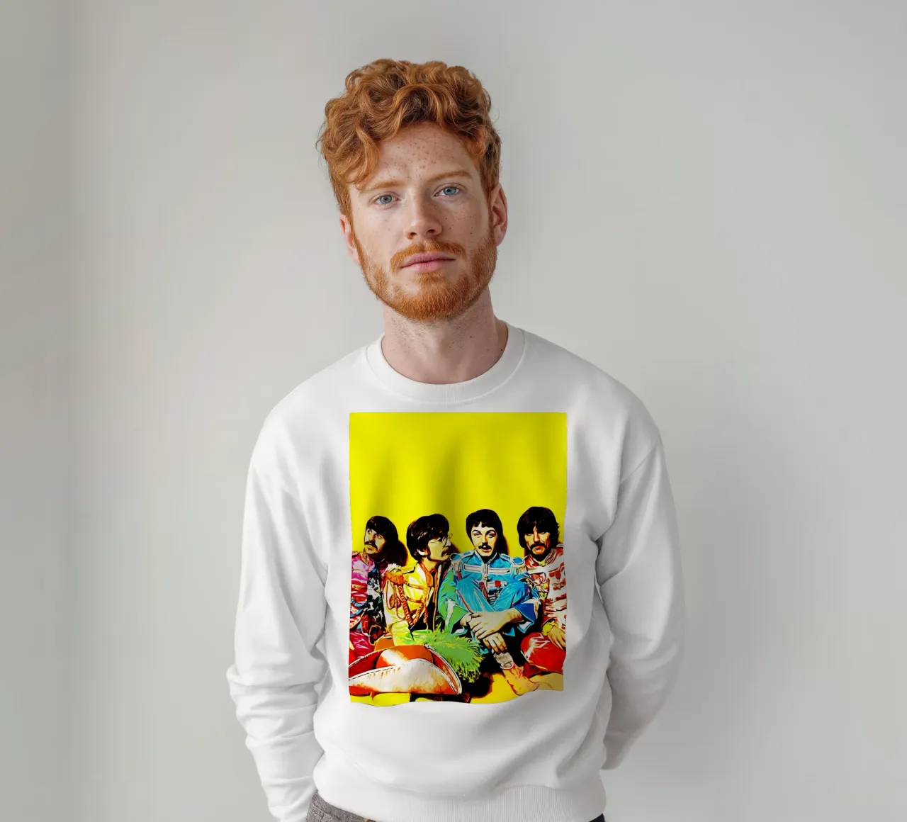 Música de la banda de los Beatles 1 Art sudadera de music soul