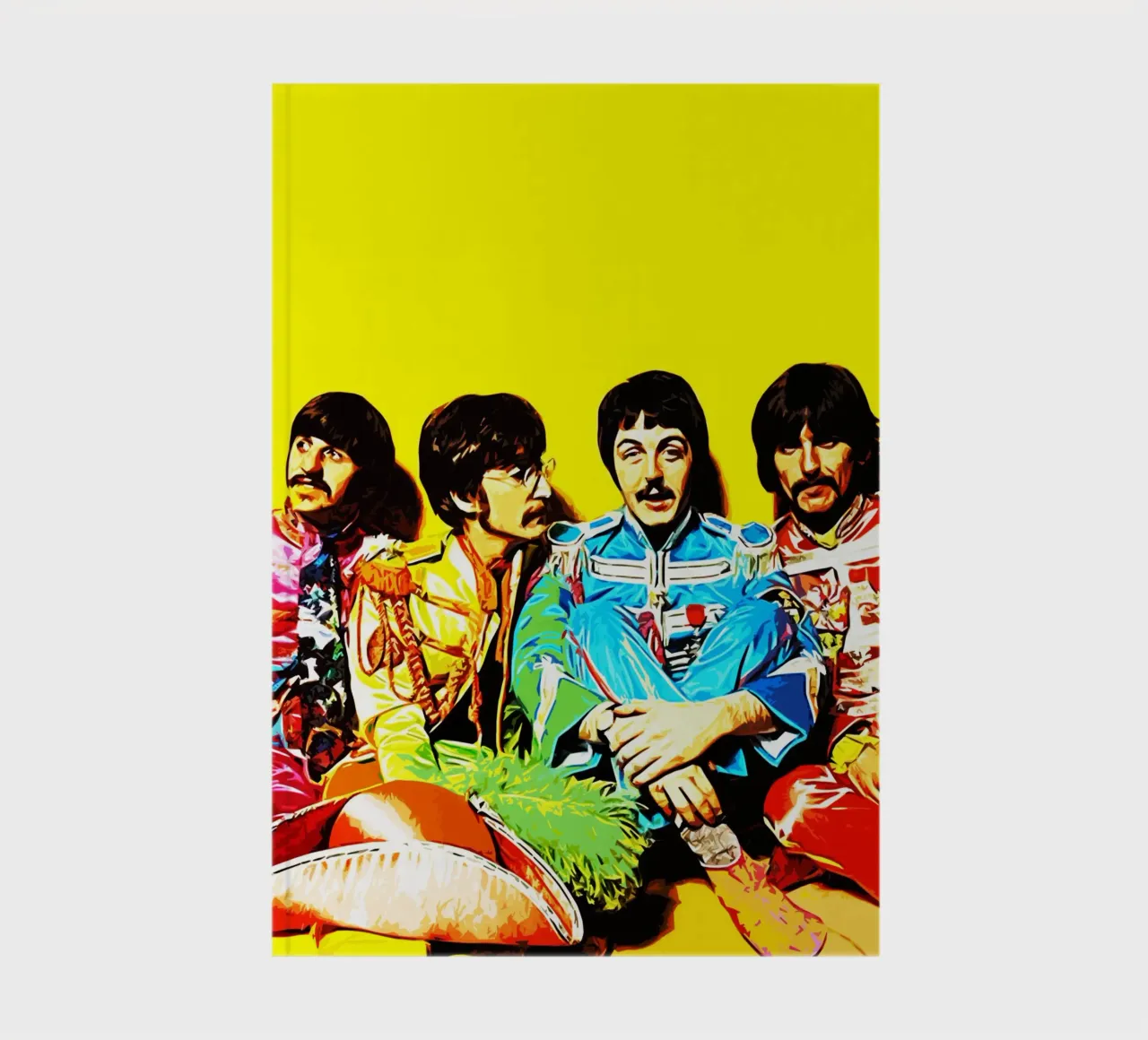 Musique du groupe Beatles 1 Art carnet de notes de music soul