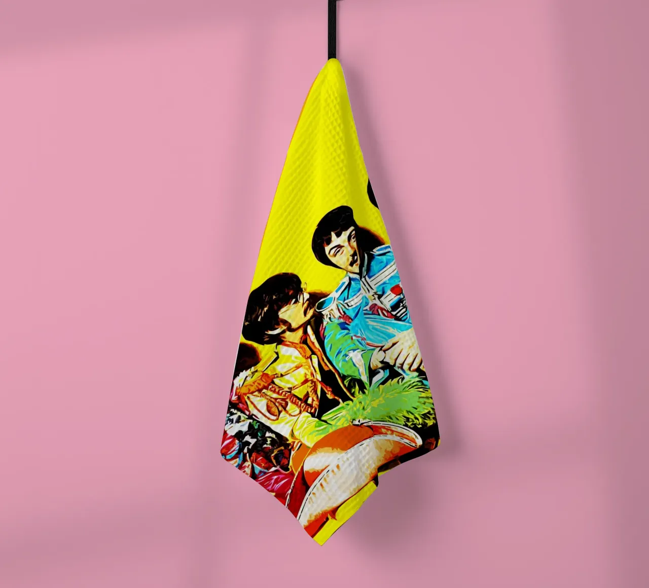 Musique du groupe Beatles 1 Art torchon de music soul