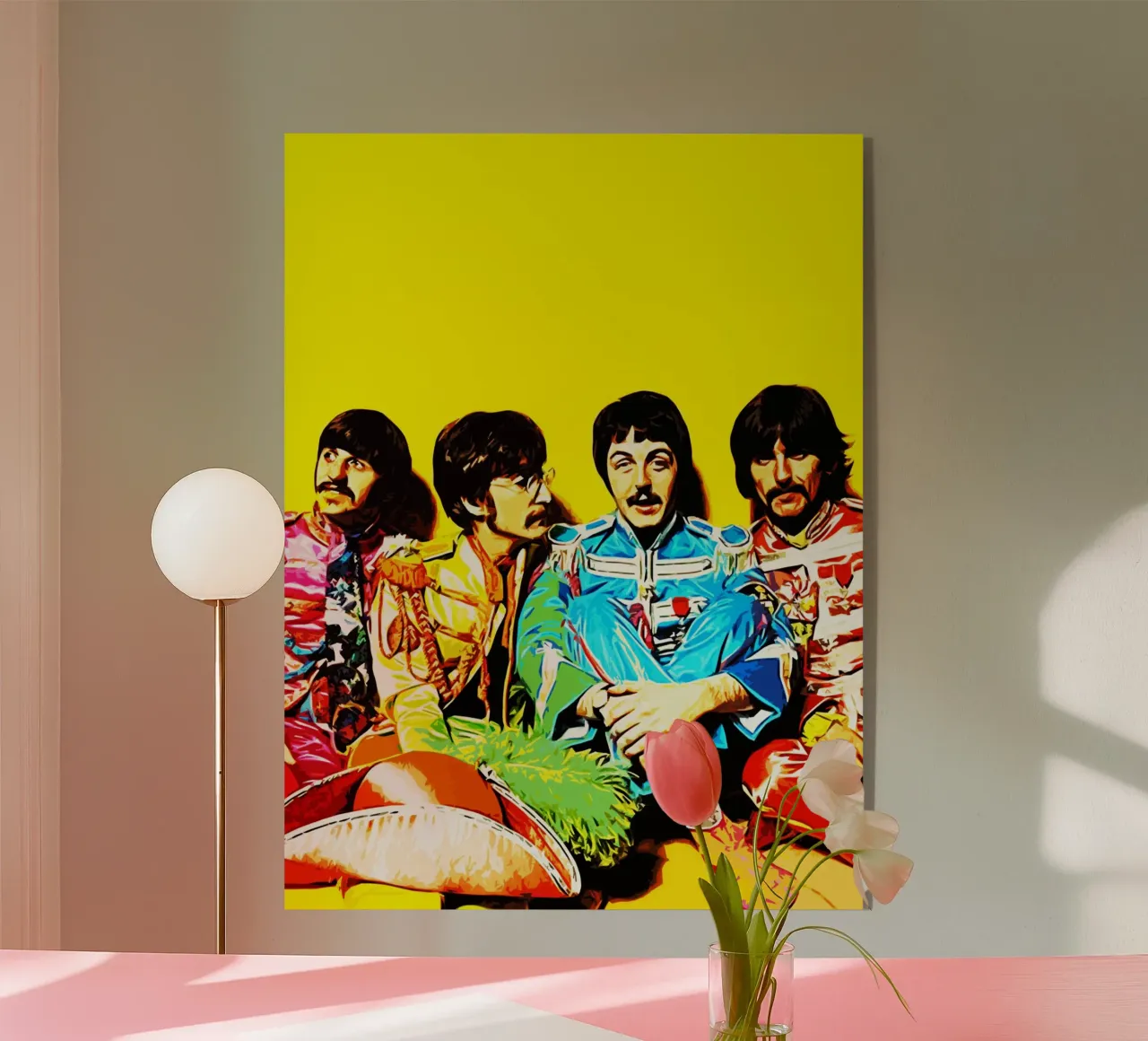 Musique du groupe Beatles 1 Art plexiglas de music soul