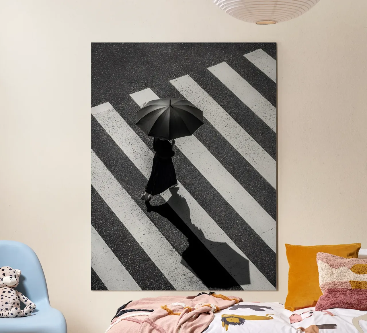 The Crossing poster con telaio in plastica da Mononoir