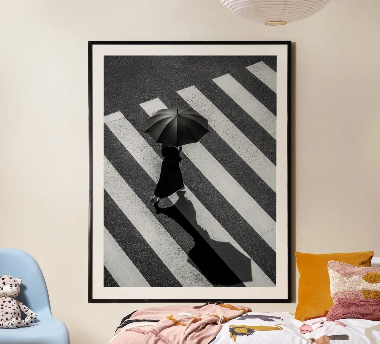 The Crossing poster con telaio in plastica da Mononoir