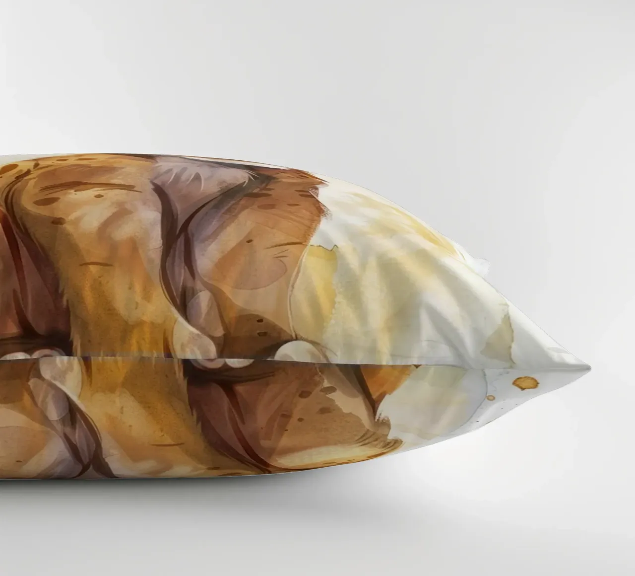 Schattige leeuwenwelp illustratie met expressieve ogen en speels kussen van DesignDoodle
