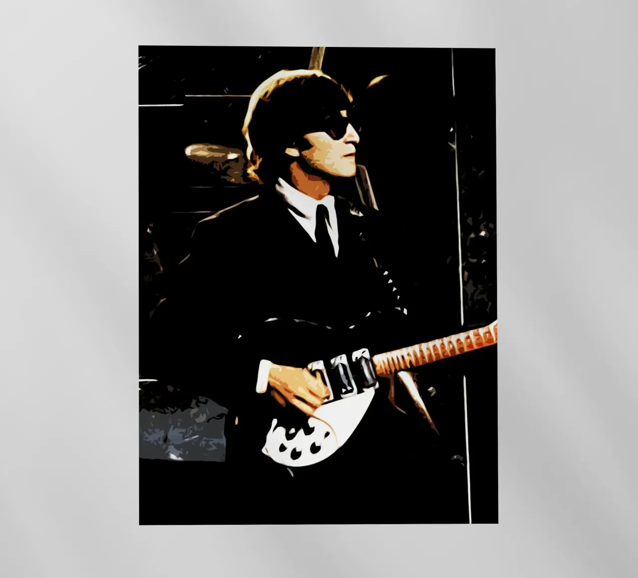 John Lennon 3 Arte pellicola backlit da music soul