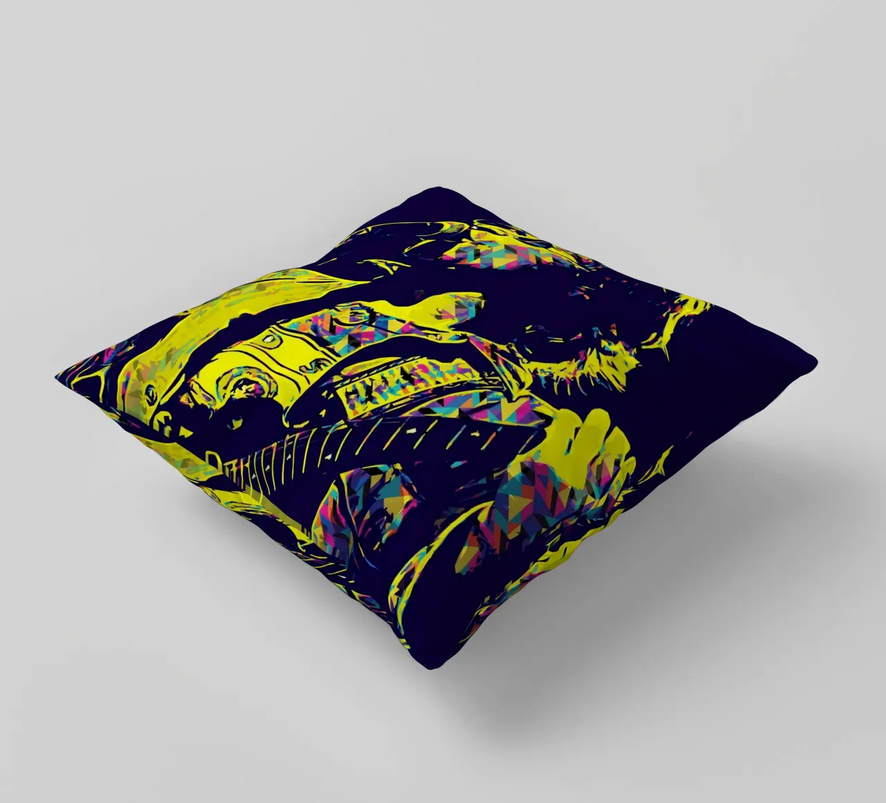 John Lennon 2 Art decorative cushion by music soul