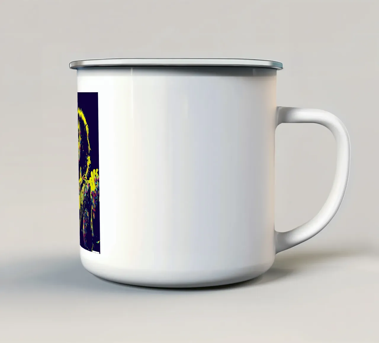 John Lennon 2 Arte tazza in smalto da music soul