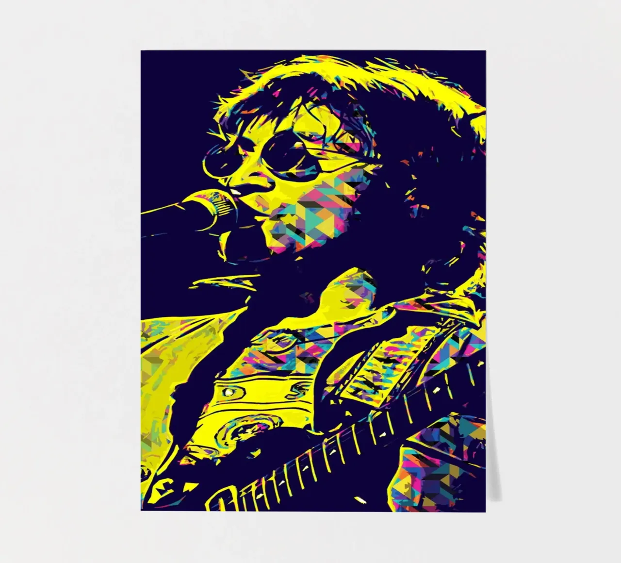 John Lennon 2 Art sticker sheet by music soul