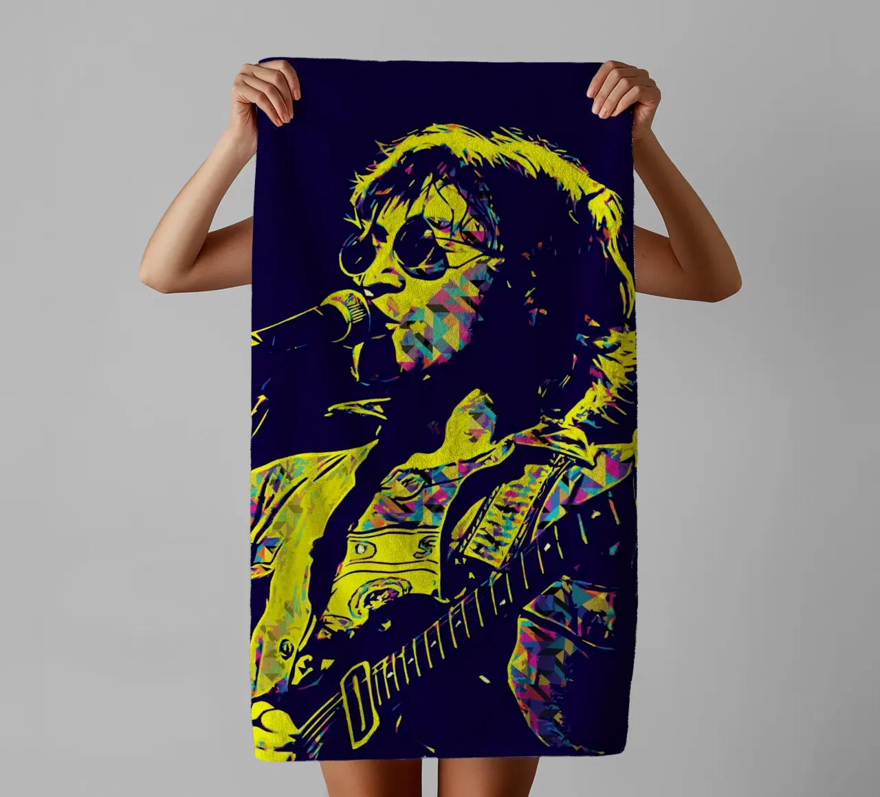 John Lennon 2 Art towel by music soul