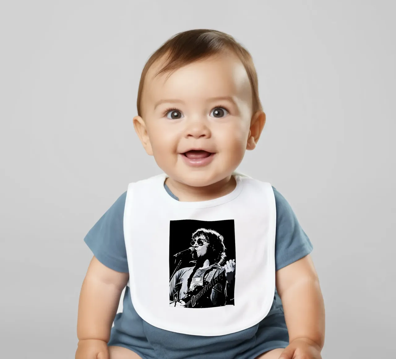 John Lennon 1 Kunst Babylätzchen von music soul