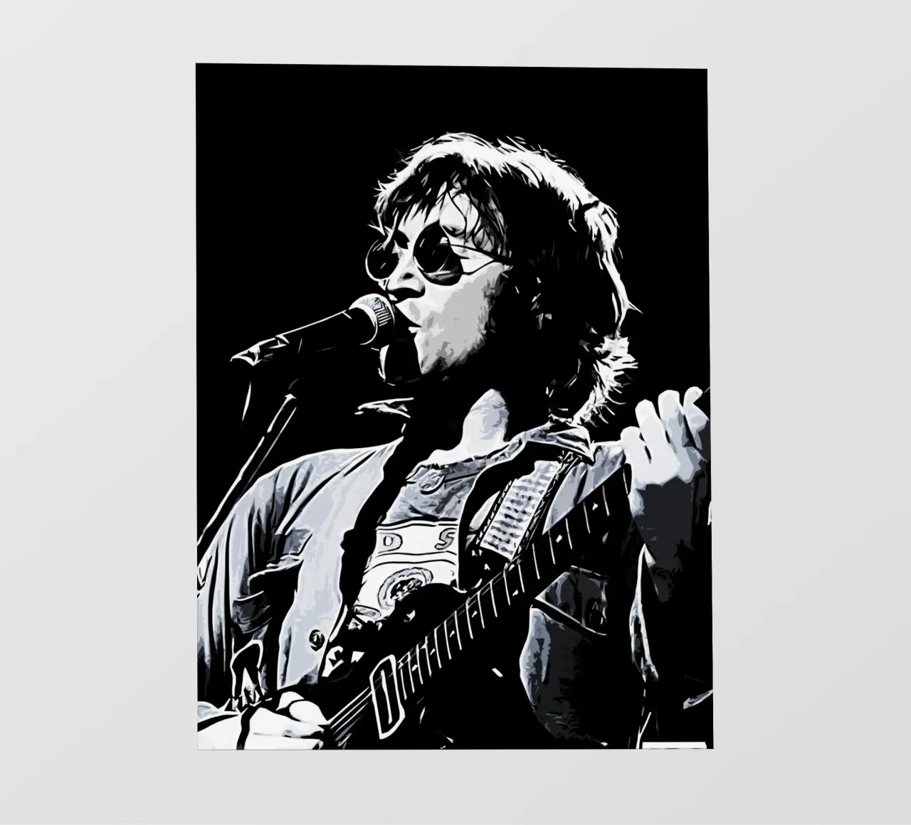 John Lennon 1 Arte pellicola backlit da music soul