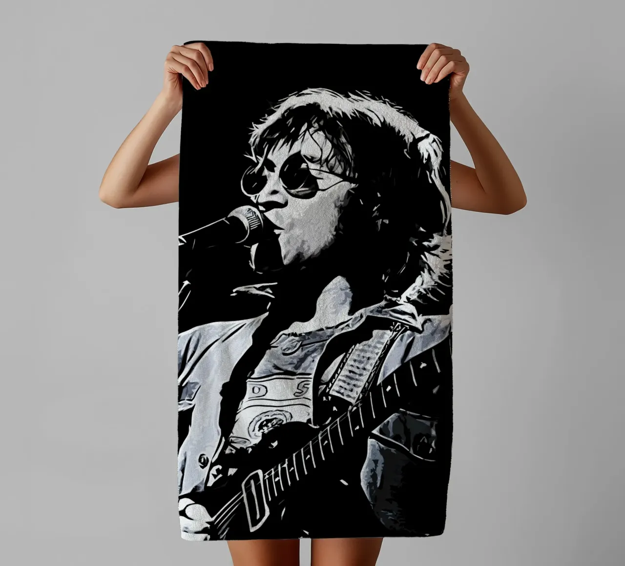 John Lennon 1 Kunst Handtuch von music soul