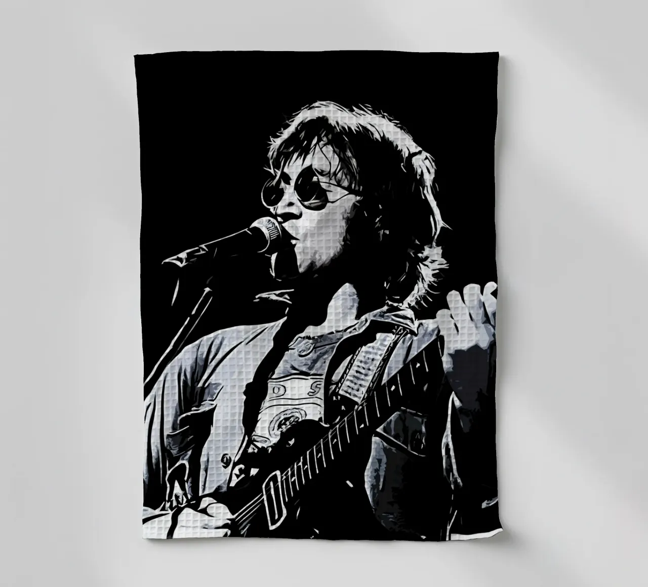 John Lennon 1 Kunst Geschirrtuch von music soul