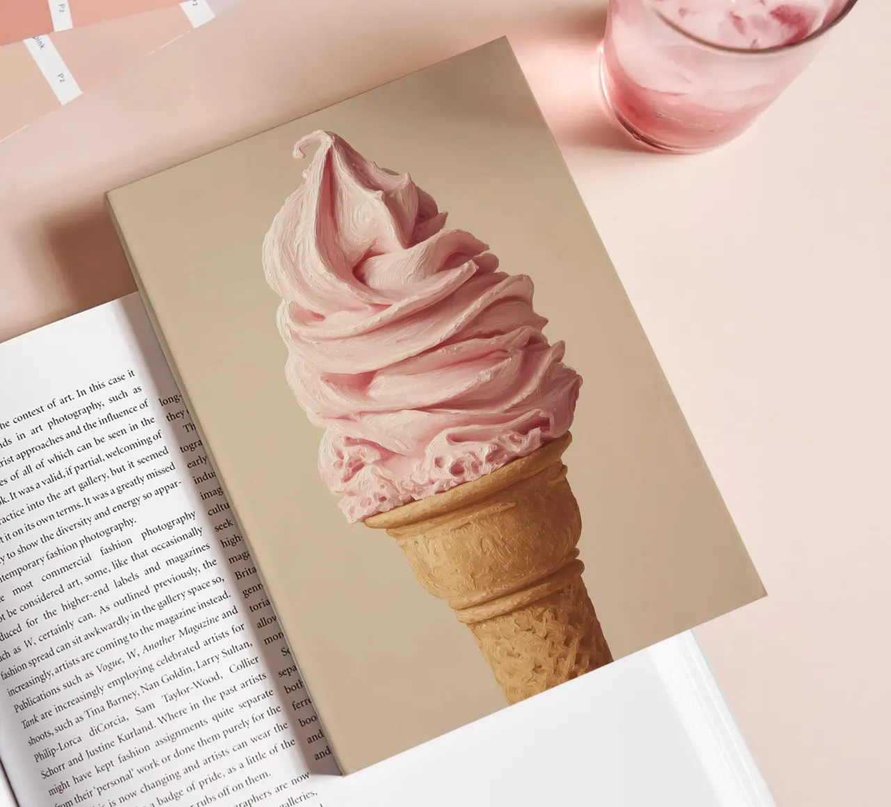 Ice cream notebook by IamHomeStudio