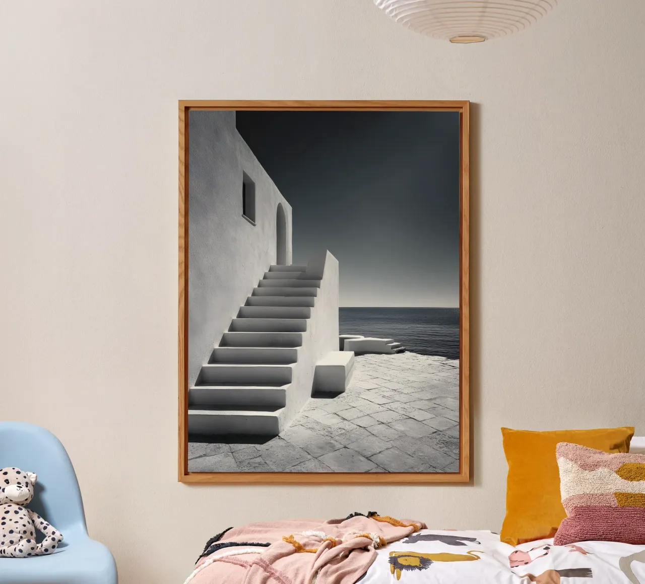 Mediterranean Beach alluminio dibond da Mononoir