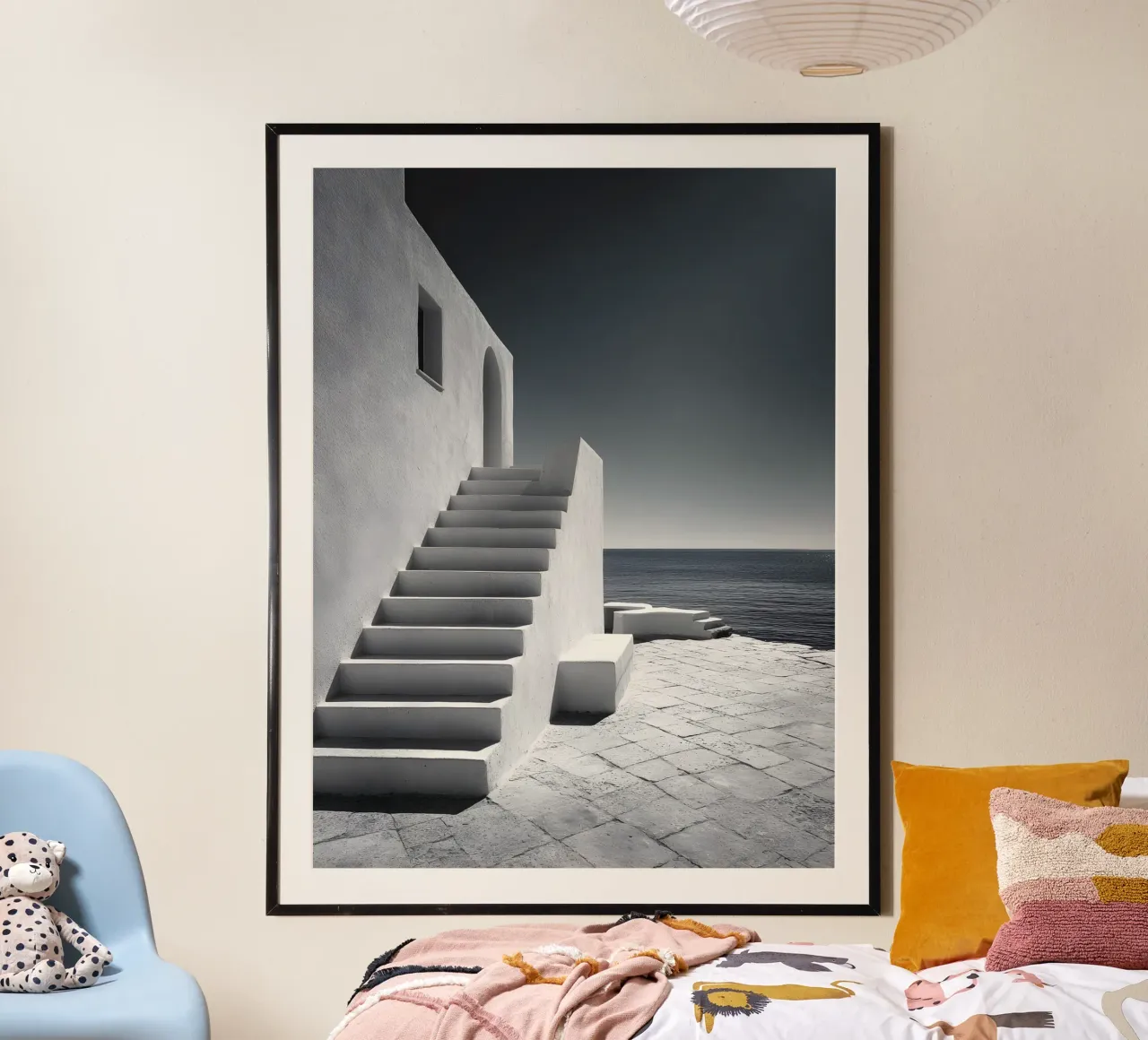 Mediterranean Beach poster da Mononoir