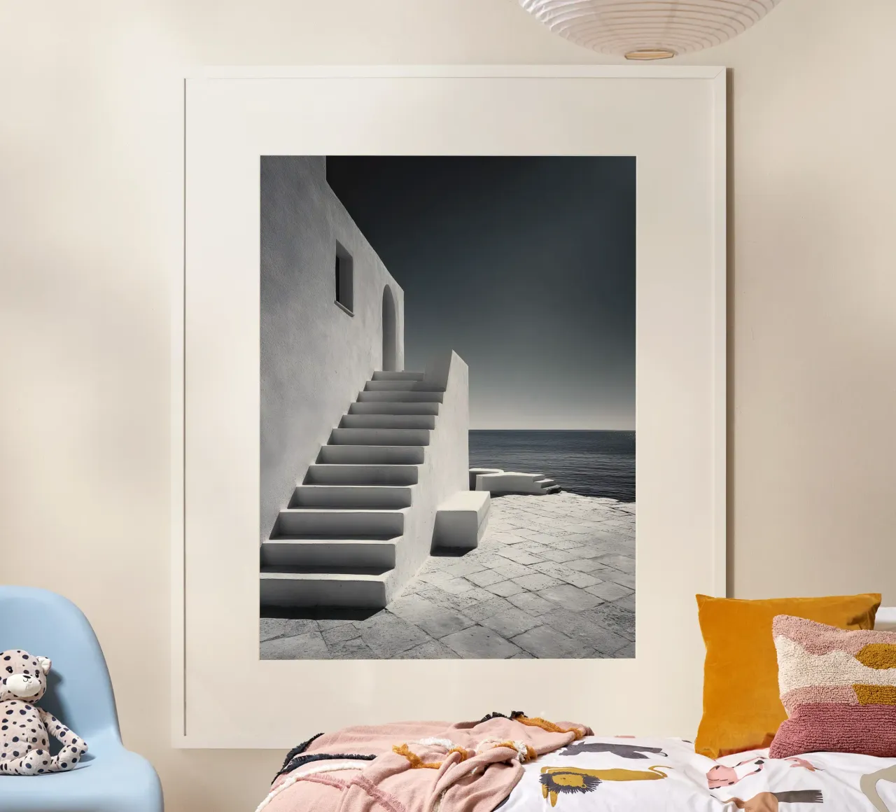 Mediterranean Beach poster da Mononoir