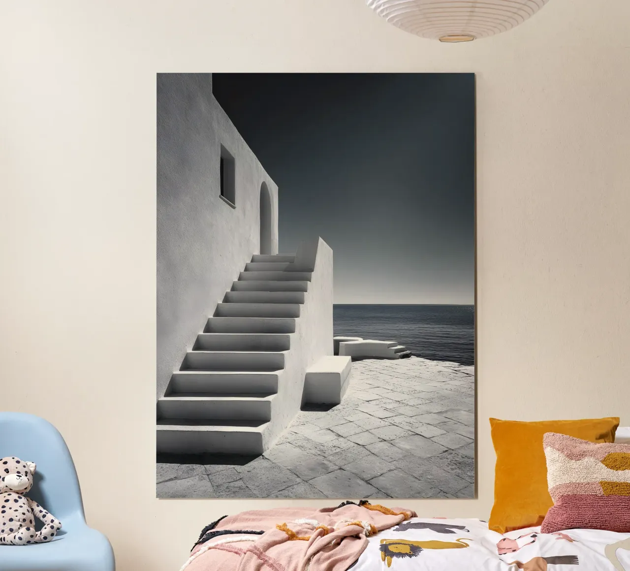 Mediterranean Beach poster da Mononoir